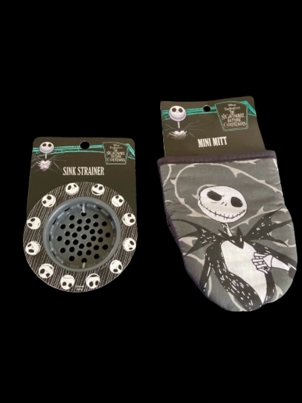 Disney The Nightmare Before Christmas Sink Strainer and Mini Oven Mitt Set &